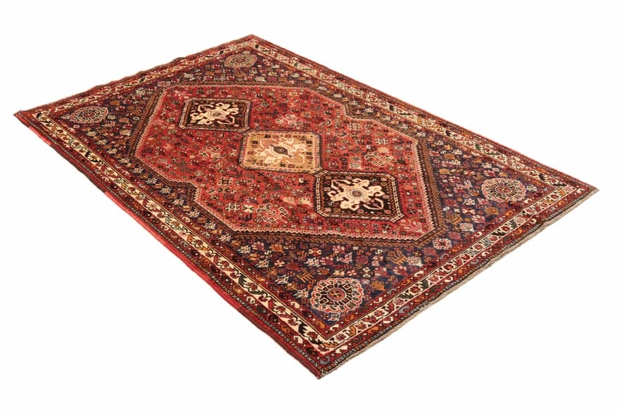 Qashqai Persian Rug — hand-knotted, 267 × 173 cm, Wool