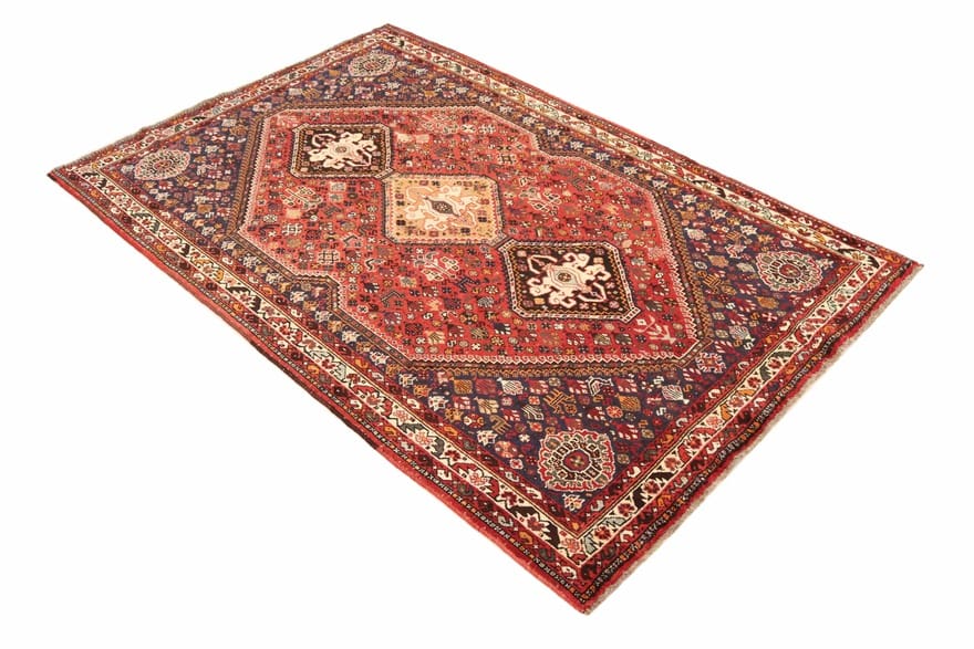 Qashqai Persian Rug — hand-knotted, 267 × 173 cm, Wool