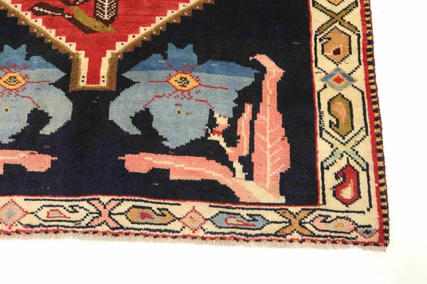ghashghai-teppich-159x115-cm-160000-knoten-m-handgeknupft-perserteppich-6 Hand-Knotted Wool Qashqai Persian Rug, 157 × 114 cm