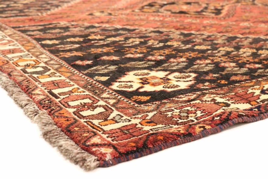 Qashqai Persian Rug — hand-knotted, 326 × 224 cm, Wool