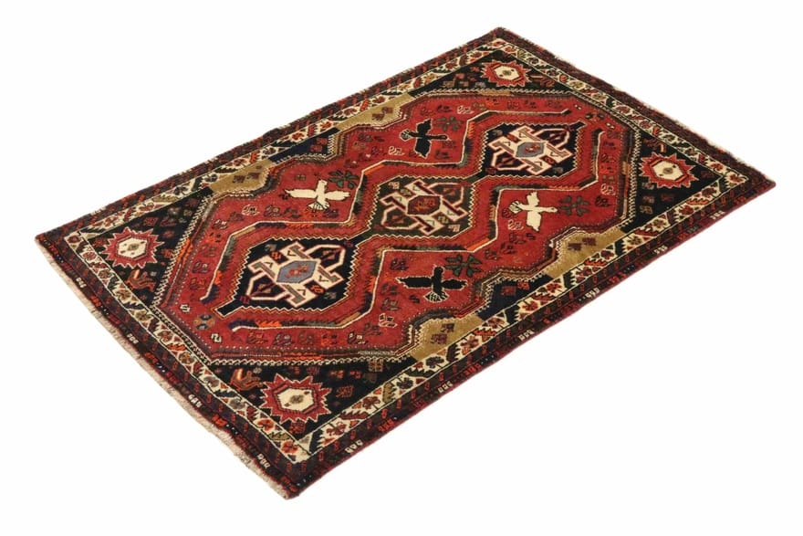 orientteppich-173x115-ghashgahi-160000-knoten-m-handgeknupft-6 Hand-Knotted Wool Qashqai Persian Rug, 171 × 114 cm