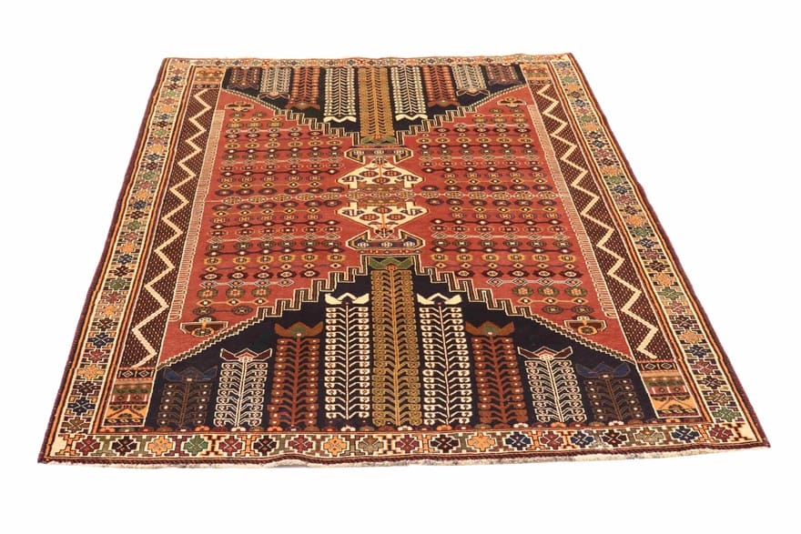 Qashqai Persian Rug — hand-knotted, 270 × 171 cm