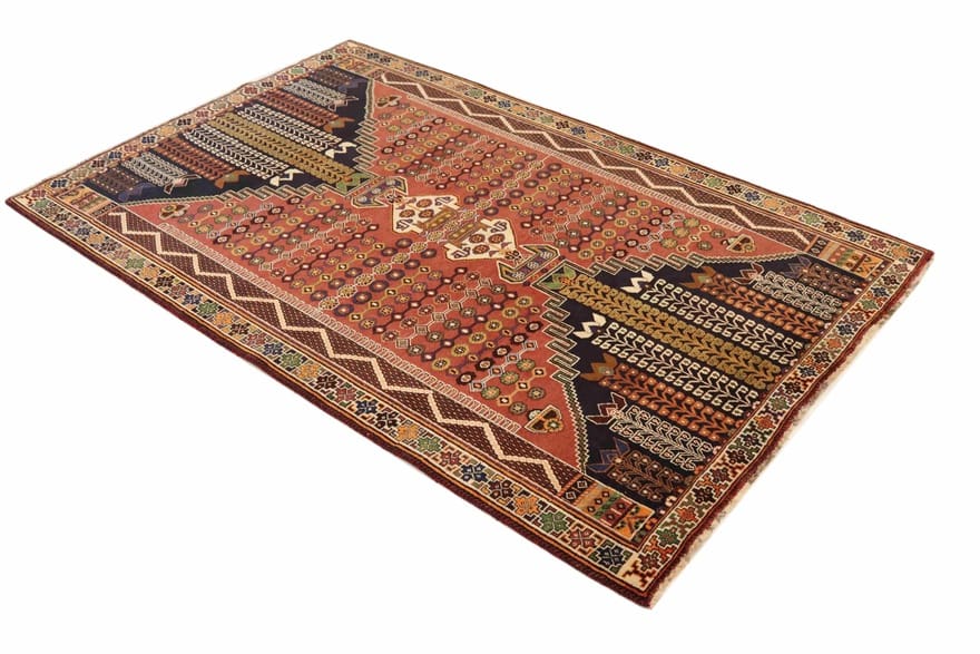 Qashqai Persian Rug — hand-knotted, 270 × 171 cm