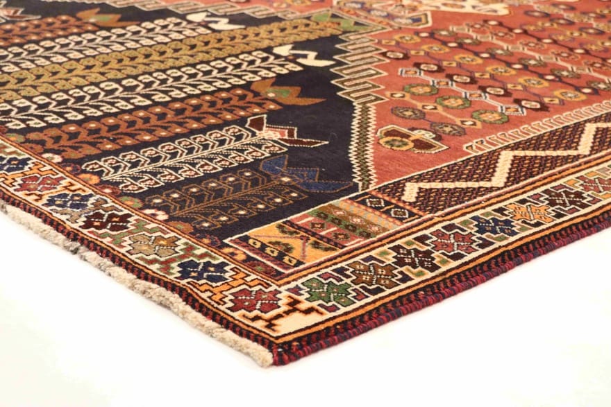 Qashqai Persian Rug — hand-knotted, 270 × 171 cm