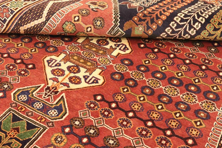 Qashqai Persian Rug — hand-knotted, 270 × 171 cm