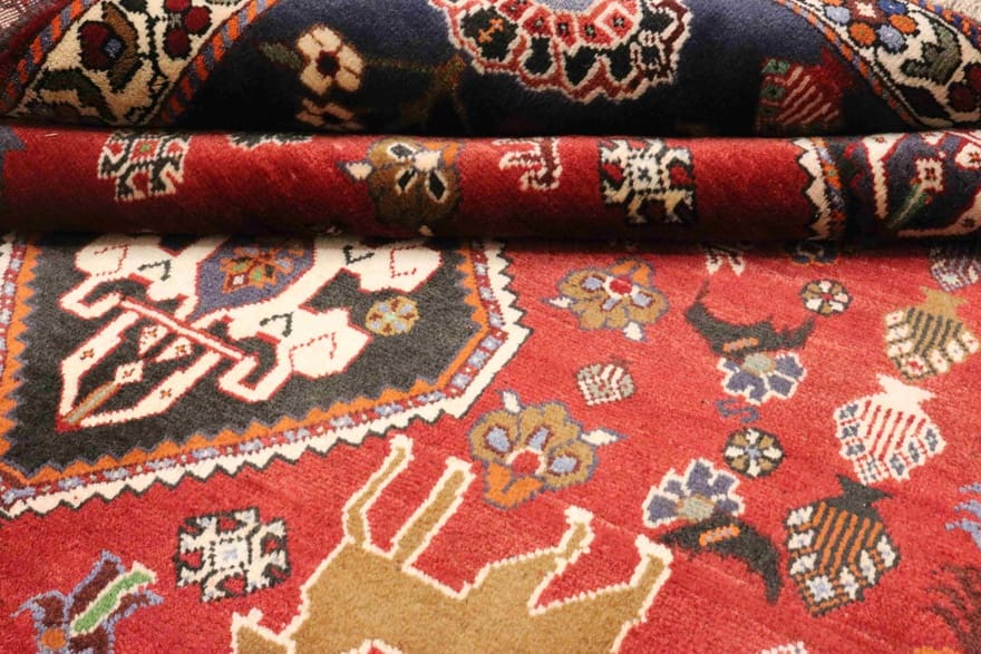 ghashghai-teppich-289x176-cm-feinster-orientteppich-handgeknupft-3 Qashqai Persian Rug 287 × 175 cm, Wool, hand-knotted