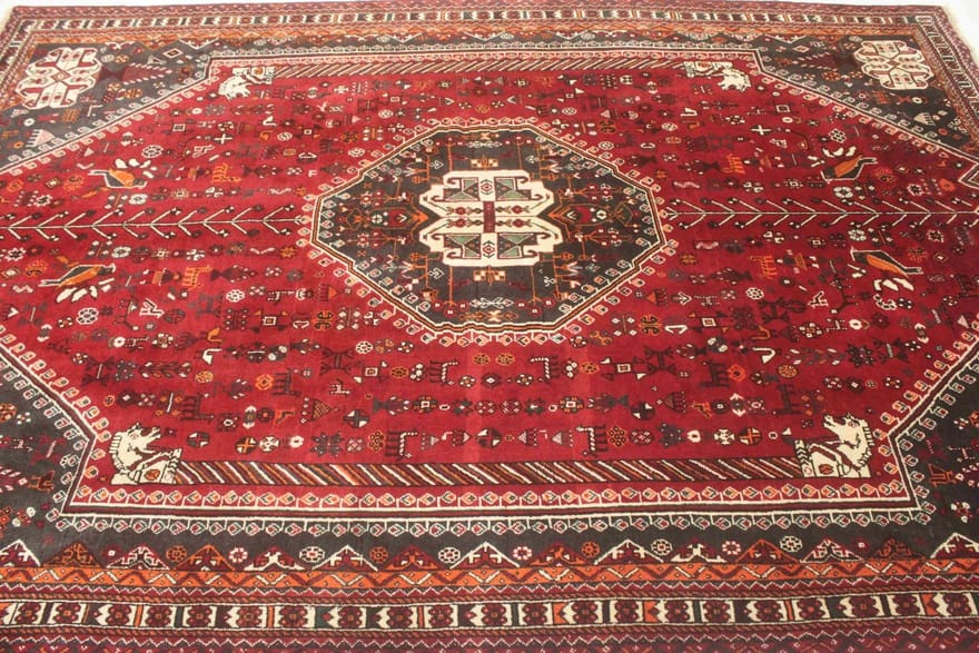 Qashqai Persian Rug 290 × 201 cm, hand-knotted