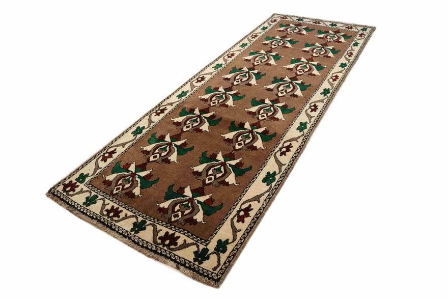 ghashghai-teppich-308x106-cm-traditionell-handgeknupft-perserteppich-1 Qashqai Persian Rug 306 × 105 cm, Wool, hand-knotted