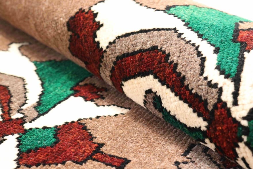 ghashghai-teppich-308x106-cm-traditionell-handgeknupft-perserteppich-2 Qashqai Persian Rug 306 × 105 cm, Wool, hand-knotted