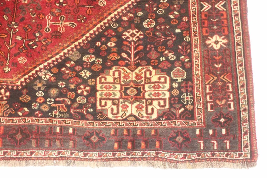 Qashqai Persian Rug 282 × 178 cm, Wool, hand-knotted