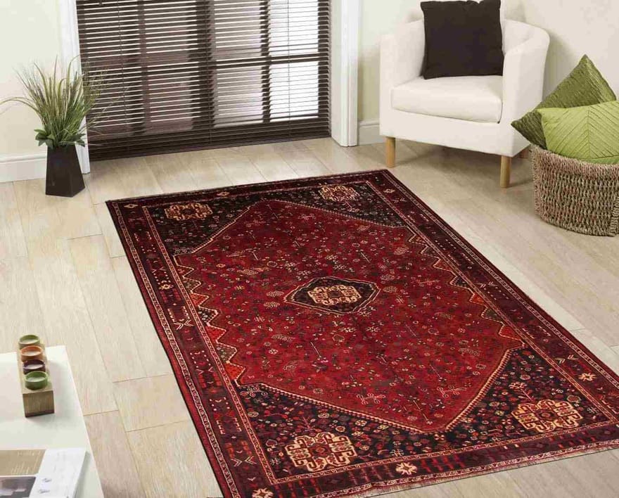 Qashqai Persian Rug 282 × 178 cm, Wool, hand-knotted
