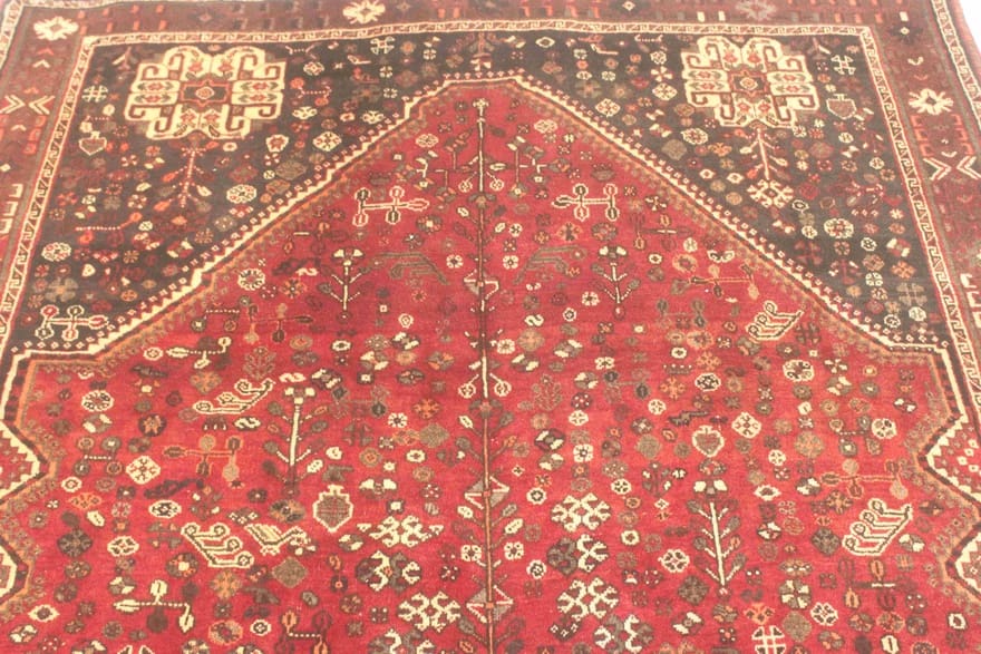 Qashqai Persian Rug 282 × 178 cm, Wool, hand-knotted