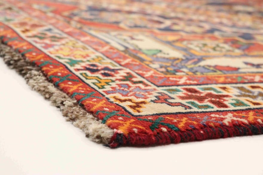 Hand-Knotted Wool Qashqai Persian Rug, 266 × 168 cm