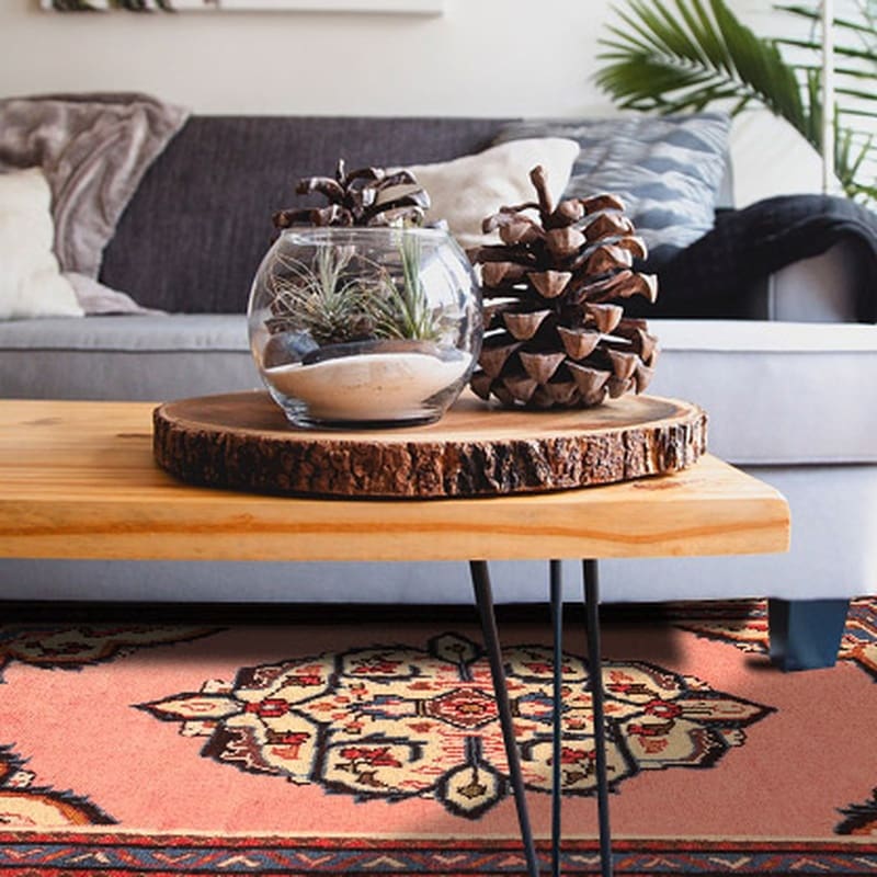 Hamadan Persian Rug — hand-knotted, 120 × 80 cm, Wool & Silk