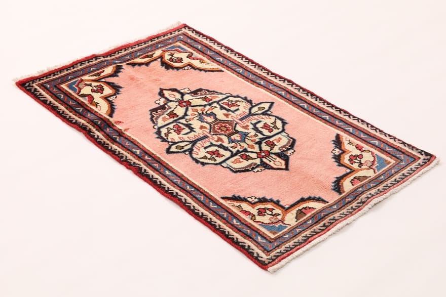 Hamadan Persian Rug — hand-knotted, 120 × 80 cm, Wool & Silk