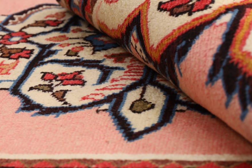 Hamadan Persian Rug — hand-knotted, 120 × 80 cm, Wool & Silk