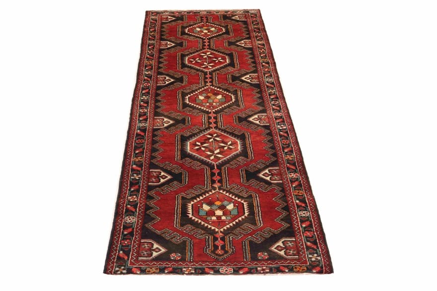 orientteppich-316x107-cm-semi-antik-handgeknupft-1 Hand-Knotted Wool Persian Rug, 314 × 106 cm