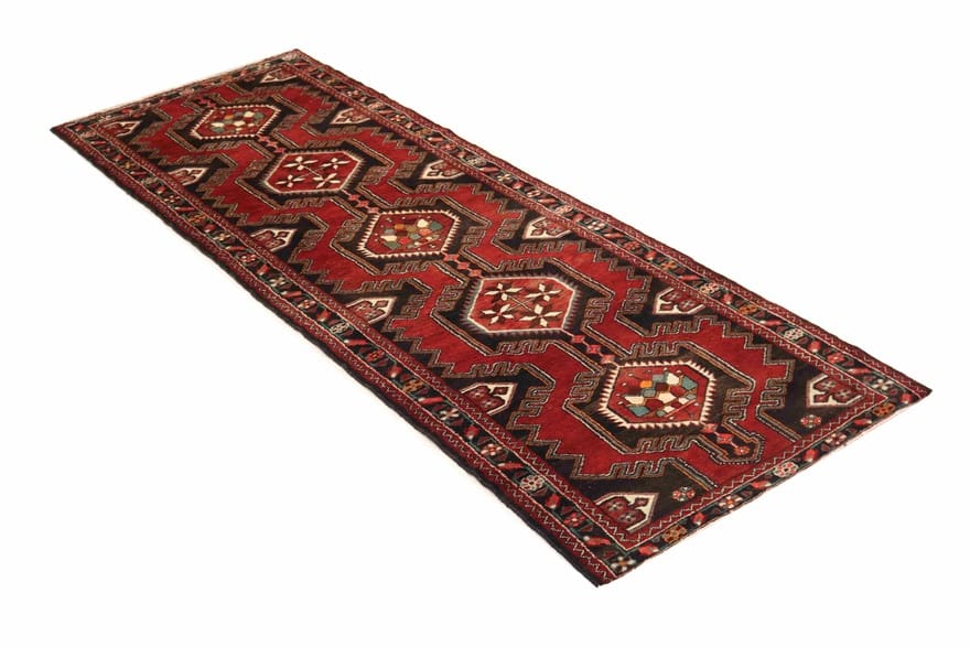 orientteppich-316x107-cm-semi-antik-handgeknupft-2 Hand-Knotted Wool Persian Rug, 314 × 106 cm