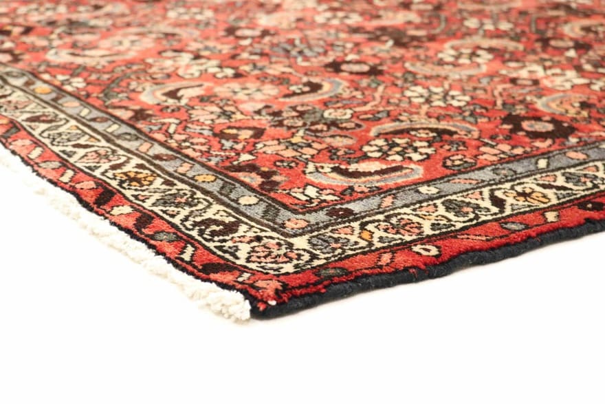 Hamadan Persian Rug — hand-knotted, 315 × 116 cm, Wool