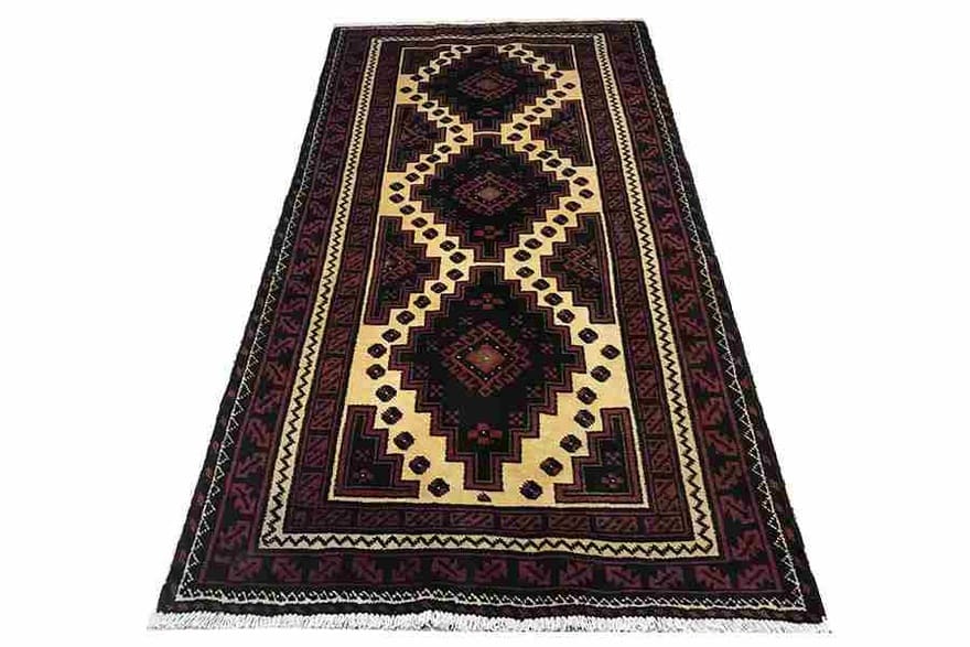 Baluch Persian Rug 189 × 101 cm, Wool, hand-knotted