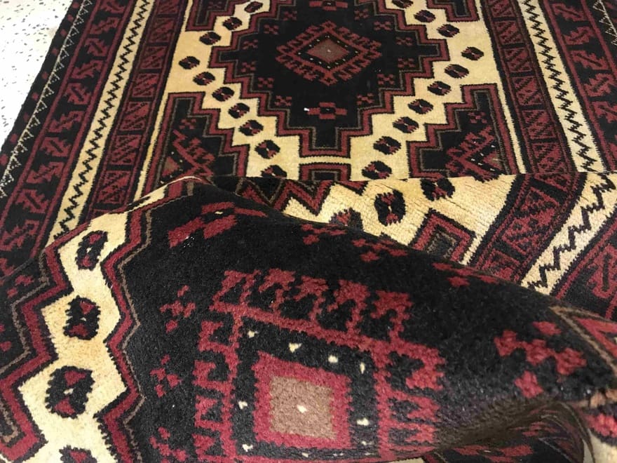 Baluch Persian Rug 189 × 101 cm, Wool, hand-knotted