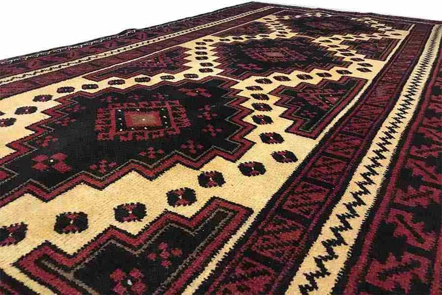 Baluch Persian Rug 189 × 101 cm, Wool, hand-knotted