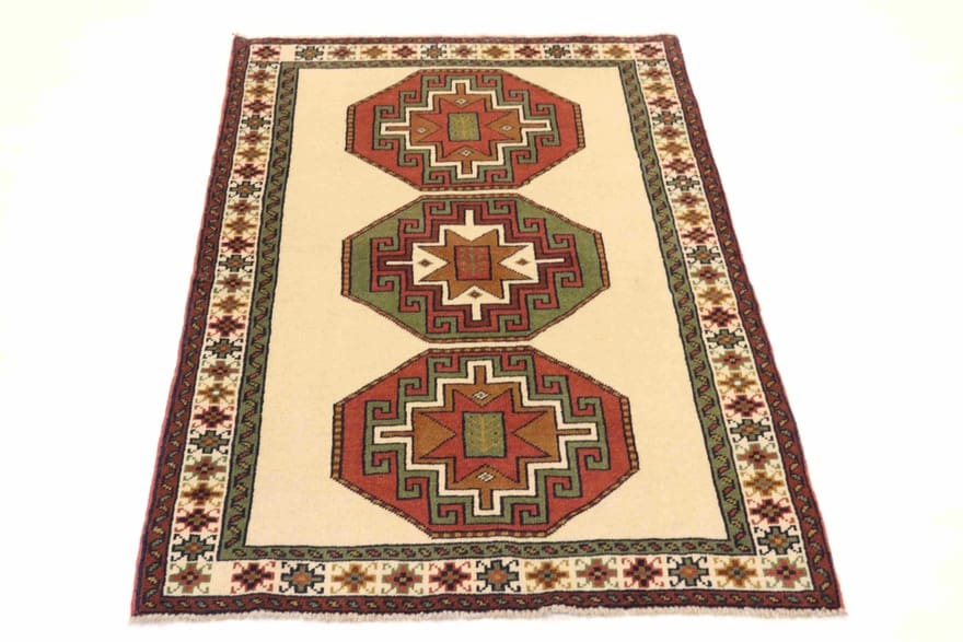 handgefertigter-orientteppich-193x114-cm-aus-wolle-im-kurdi-design-2 Persian Rug — hand-knotted, 191 × 113 cm, Wool