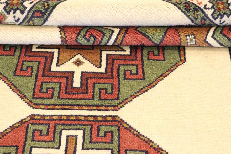 handgefertigter-orientteppich-193x114-cm-aus-wolle-im-kurdi-design-4 Persian Rug — hand-knotted, 191 × 113 cm, Wool