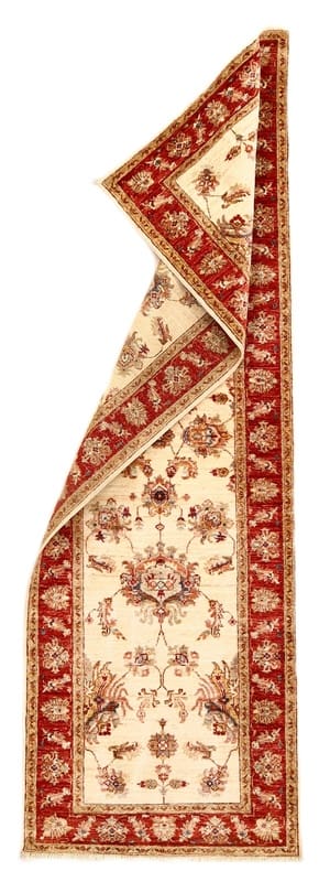 Ziegler Pakistani Rug — hand-knotted, 246 × 82 cm, Wool