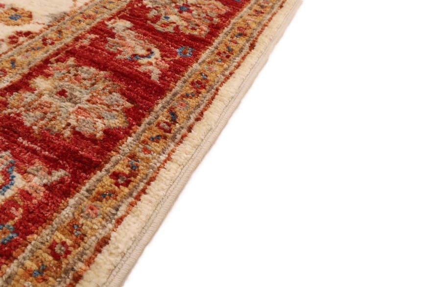 Ziegler Pakistani Rug — hand-knotted, 246 × 82 cm, Wool