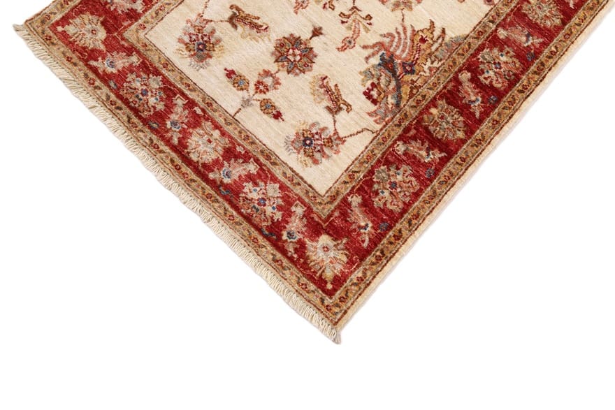 Ziegler Pakistani Rug — hand-knotted, 246 × 82 cm, Wool