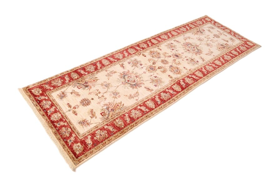 Ziegler Pakistani Rug — hand-knotted, 246 × 82 cm, Wool