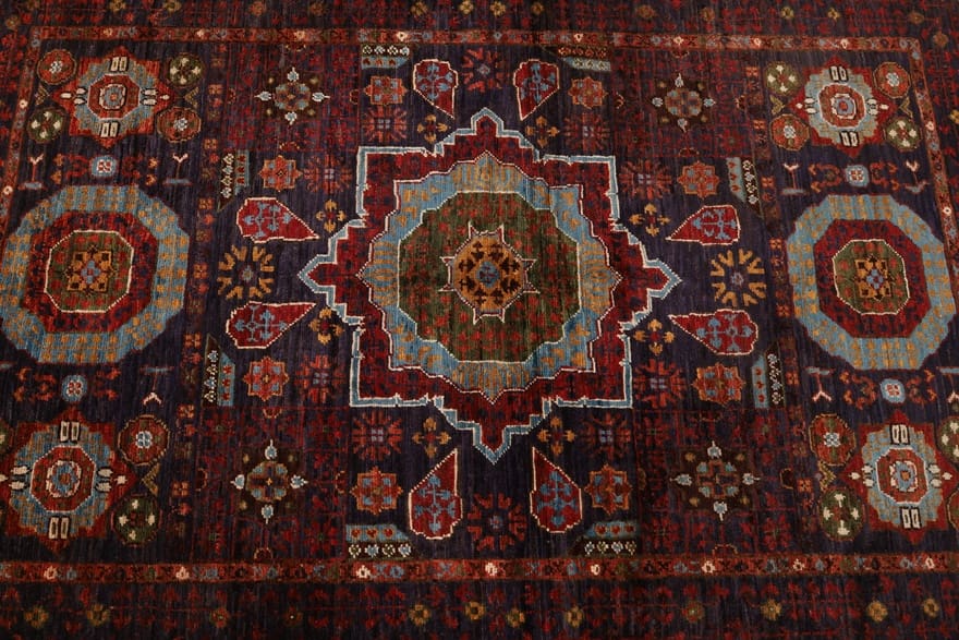 Mamluk Pakistani Rug — hand-knotted, 151 × 104 cm, Wool