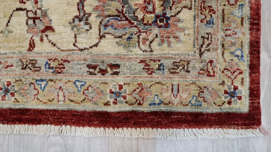 Ziegler Pakistani Rug — hand-knotted, 296 × 210 cm, Wool