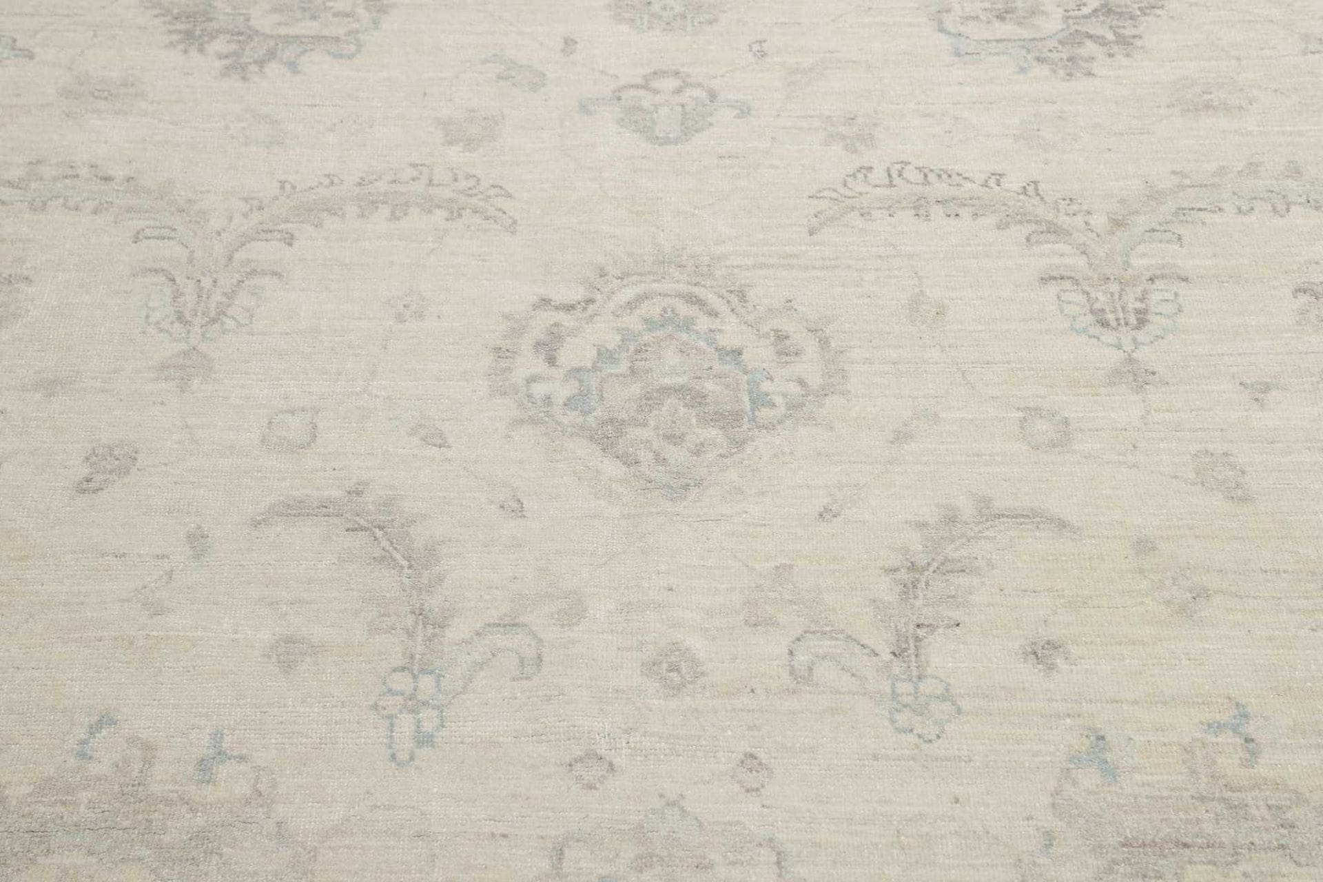 Hand-Knotted Wool Ziegler Pakistani Rug, 359 × 456 cm