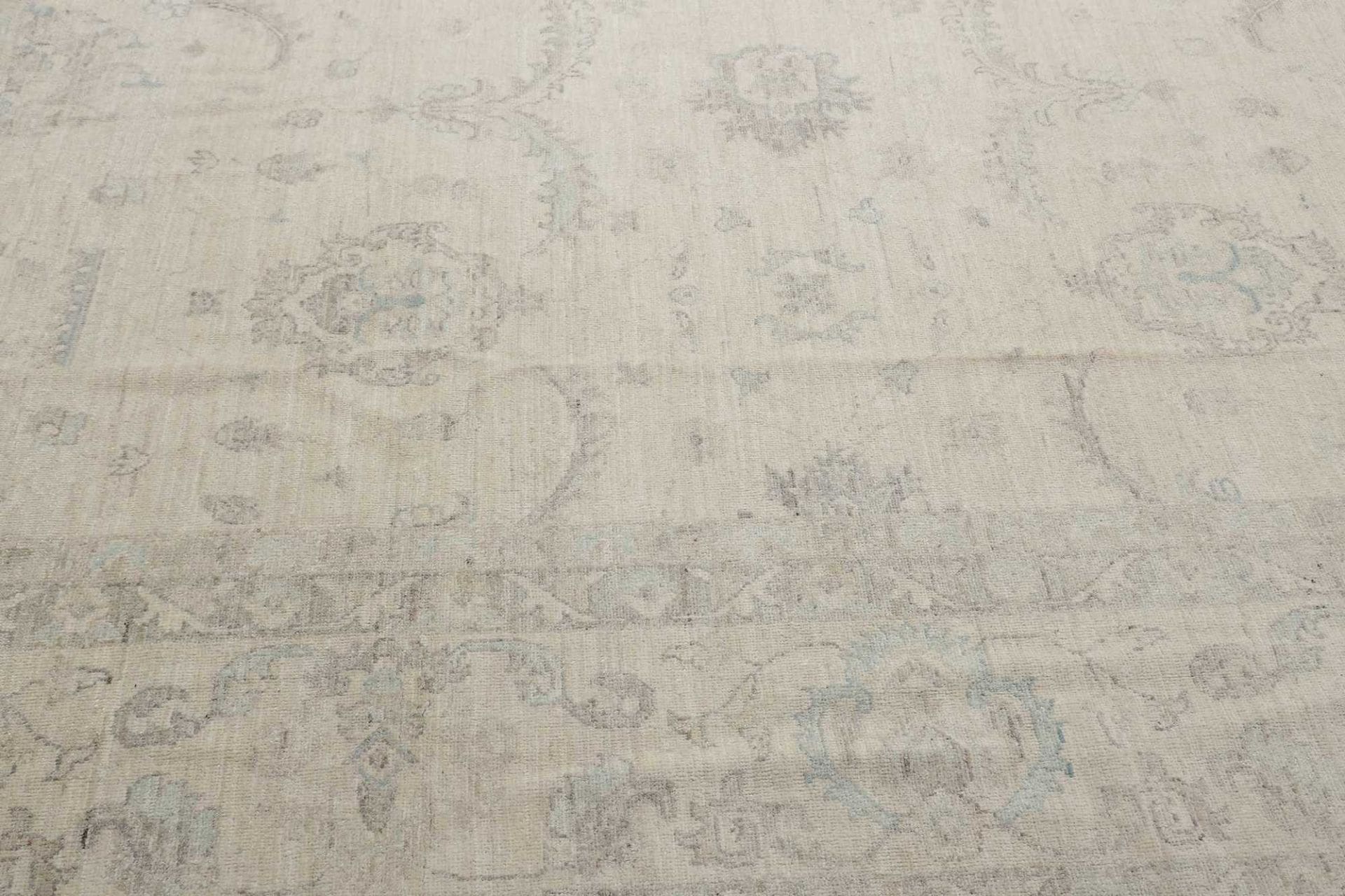 Hand-Knotted Wool Ziegler Pakistani Rug, 359 × 456 cm