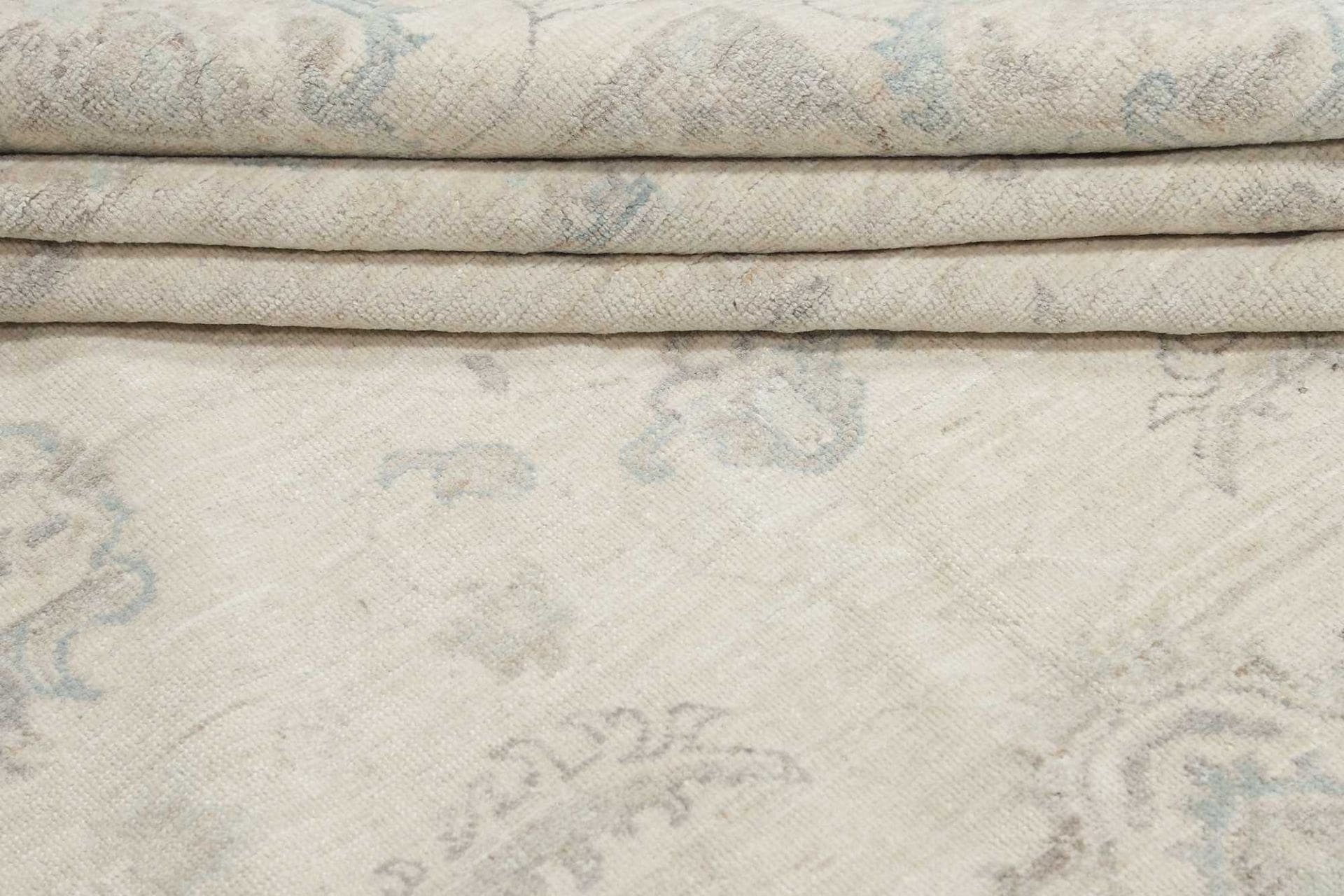 Hand-Knotted Wool Ziegler Pakistani Rug, 359 × 456 cm