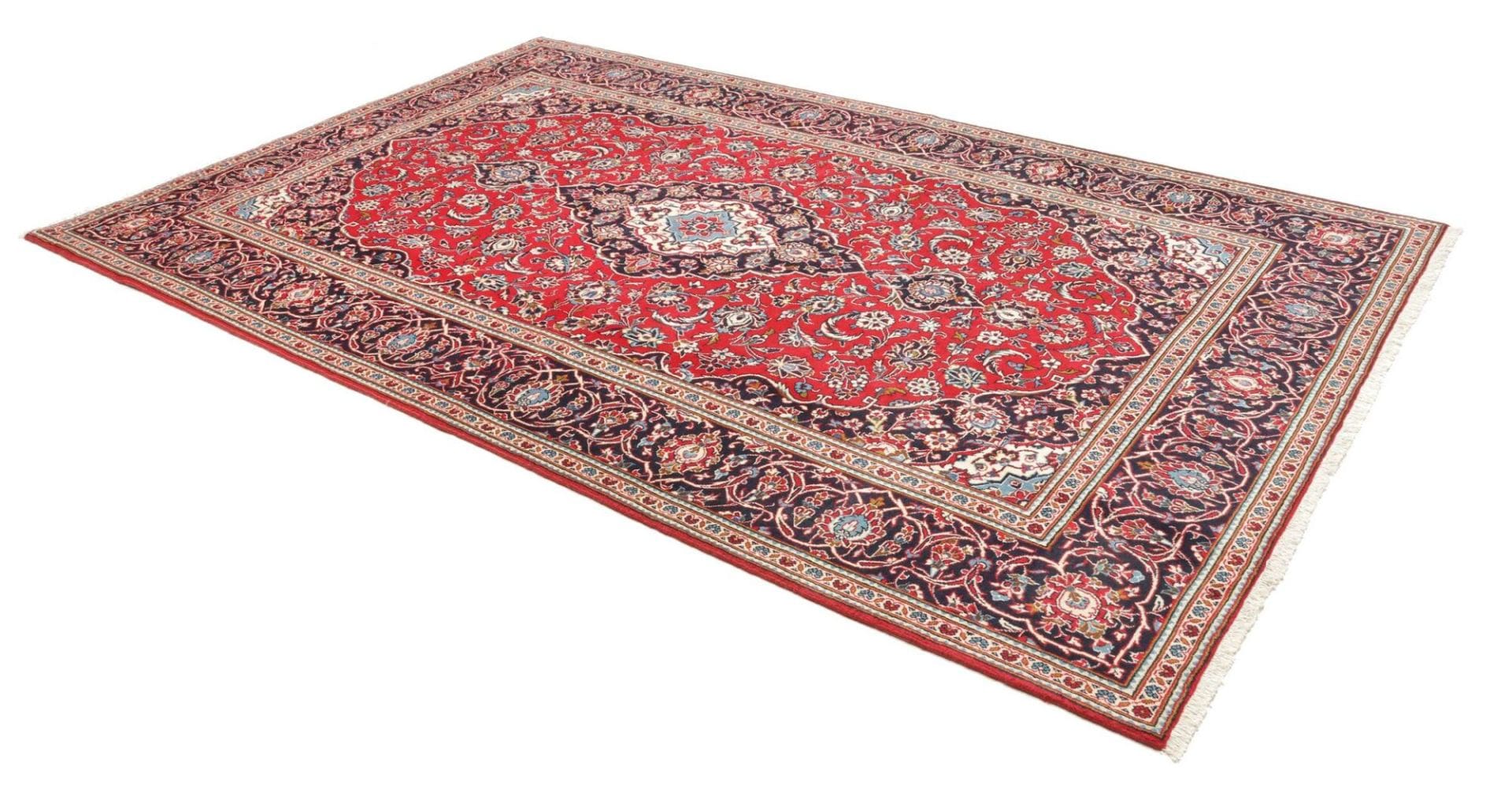 Kashan Persian Rug 299 × 398 cm, Wool, hand-knotted