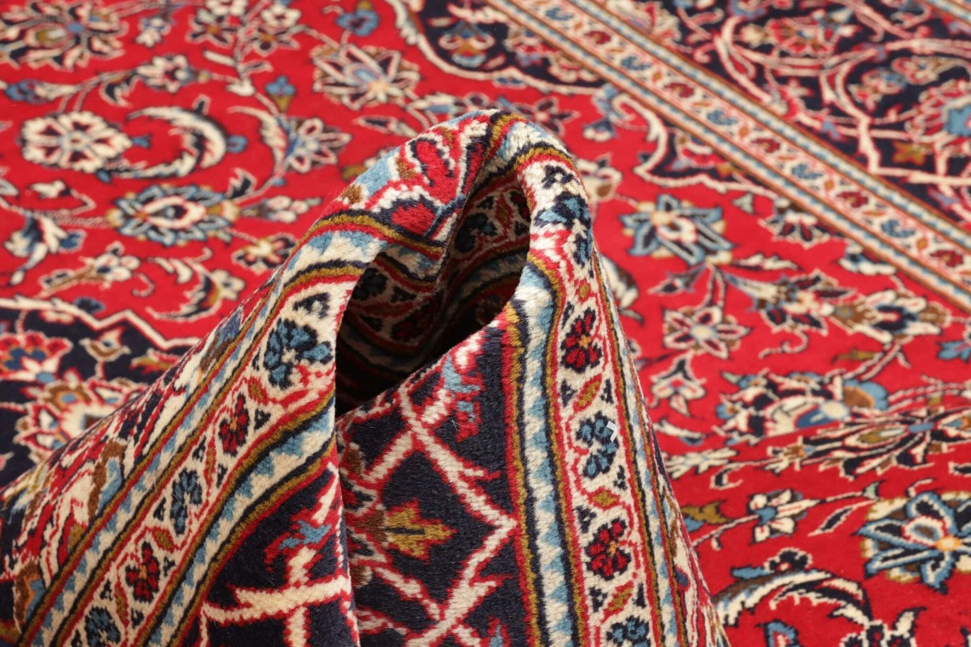 Kashan Persian Rug 299 × 398 cm, Wool, hand-knotted