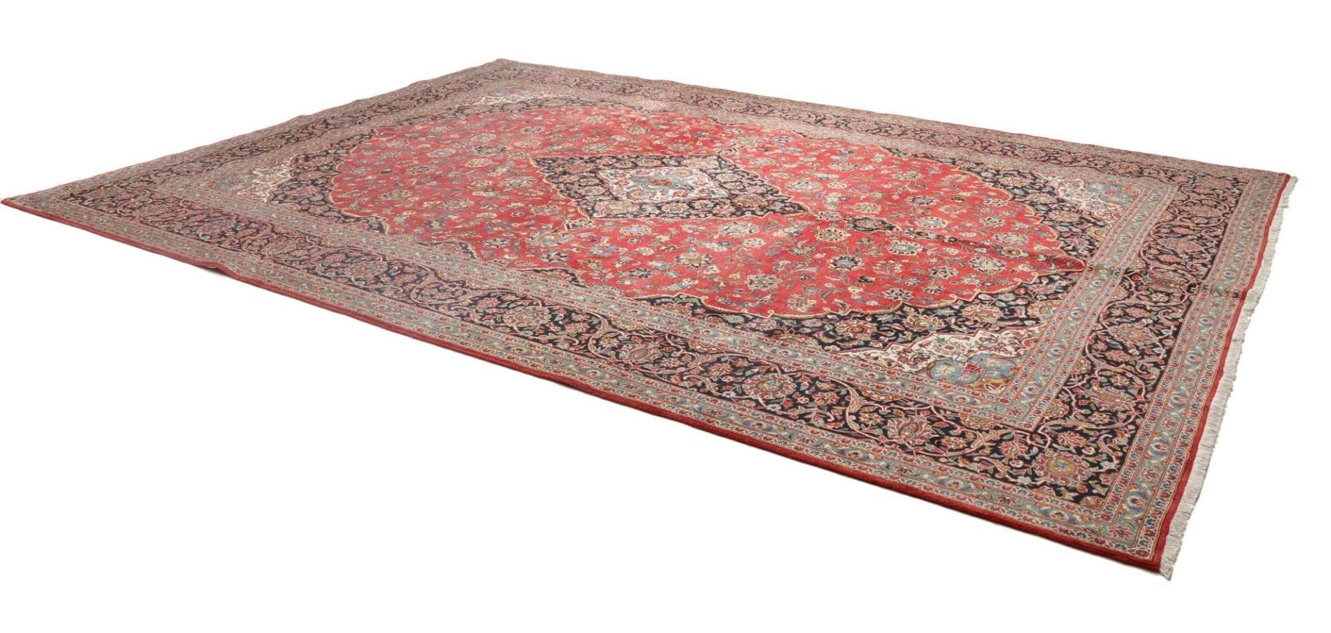 Kashan Persian Rug 303 × 413 cm, Wool, hand-knotted