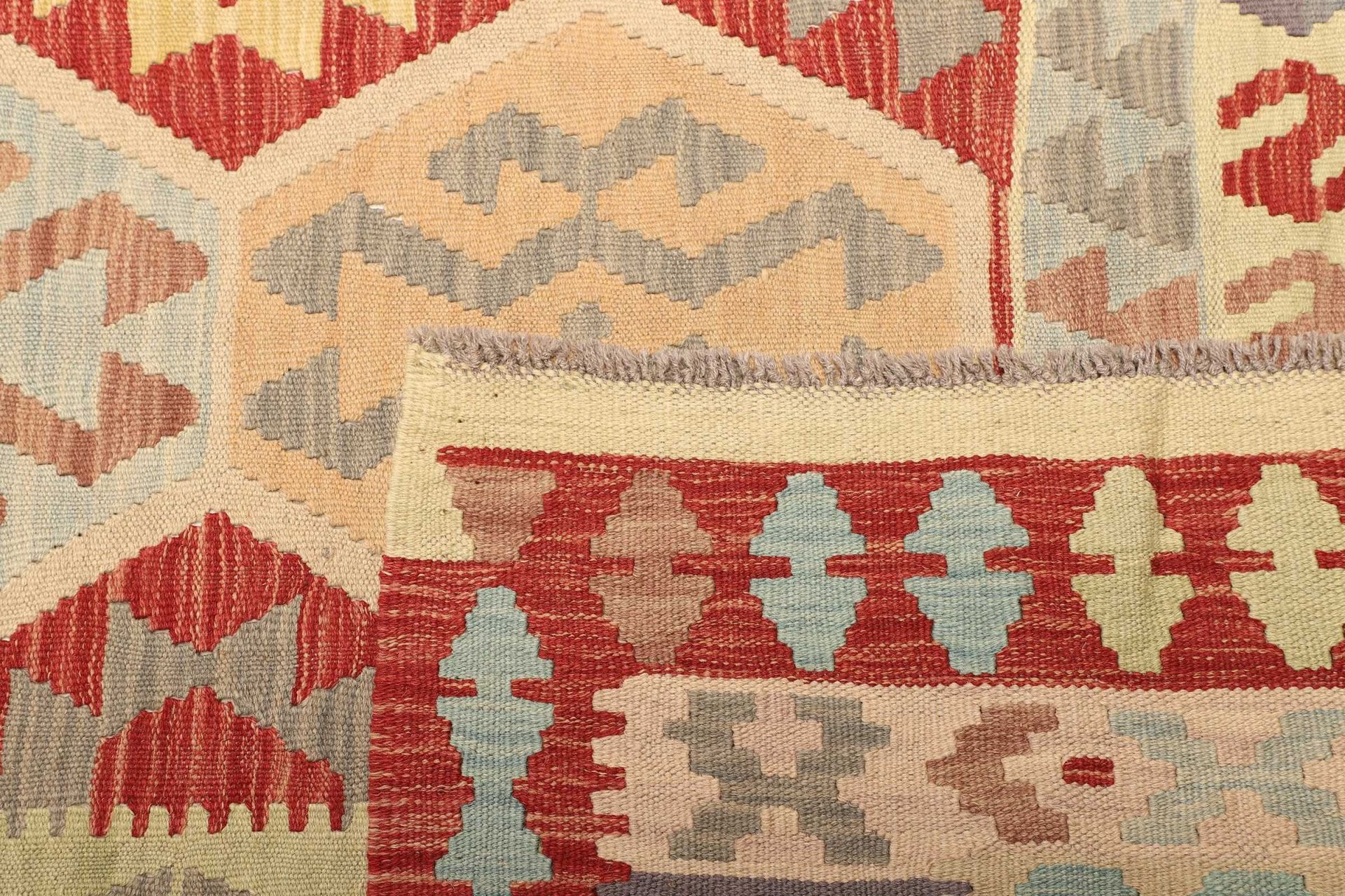 Kilim Pakistani Rug — hand-woven, 257 × 340 cm, Wool
