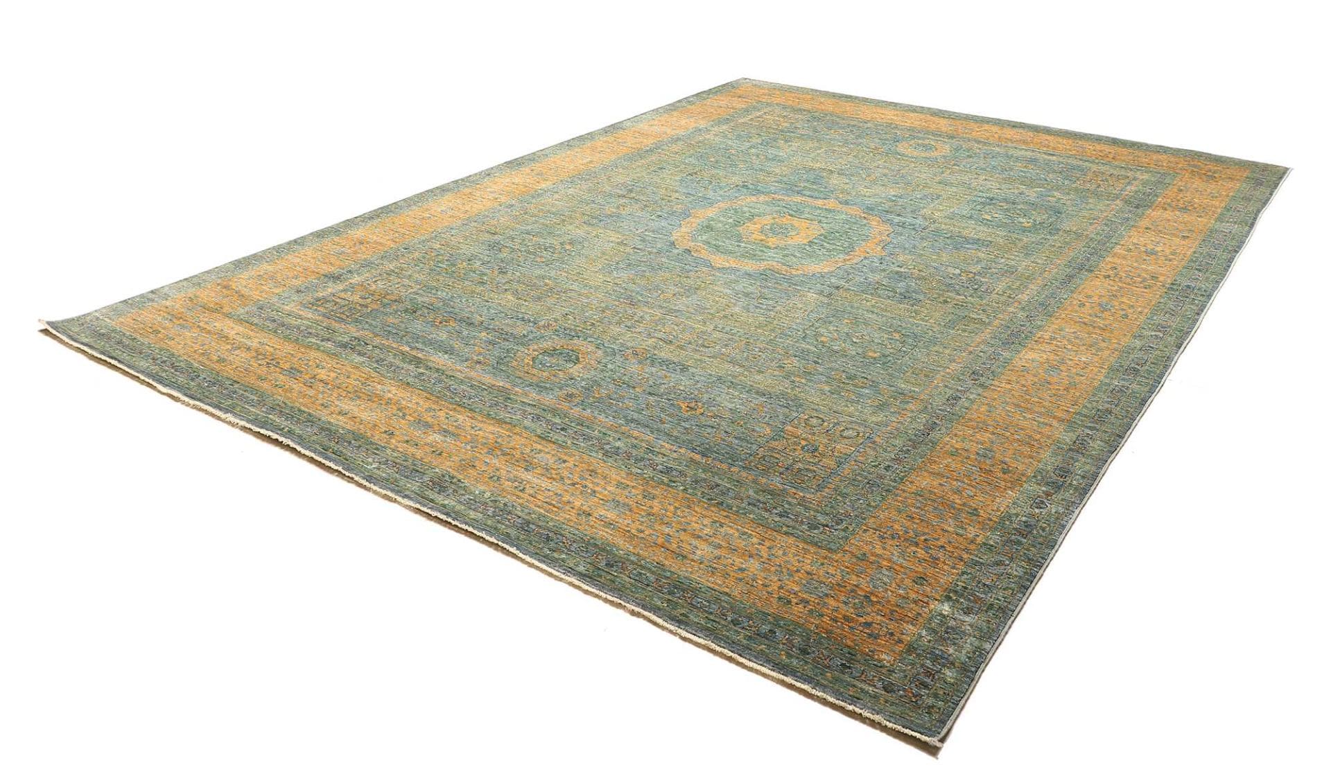 mamluk-orientteppich-276-x-352cm-handgeknupft-aus-schurwolle-1 Mamluk Pakistani Rug — hand-knotted, 276 × 352 cm, Wool