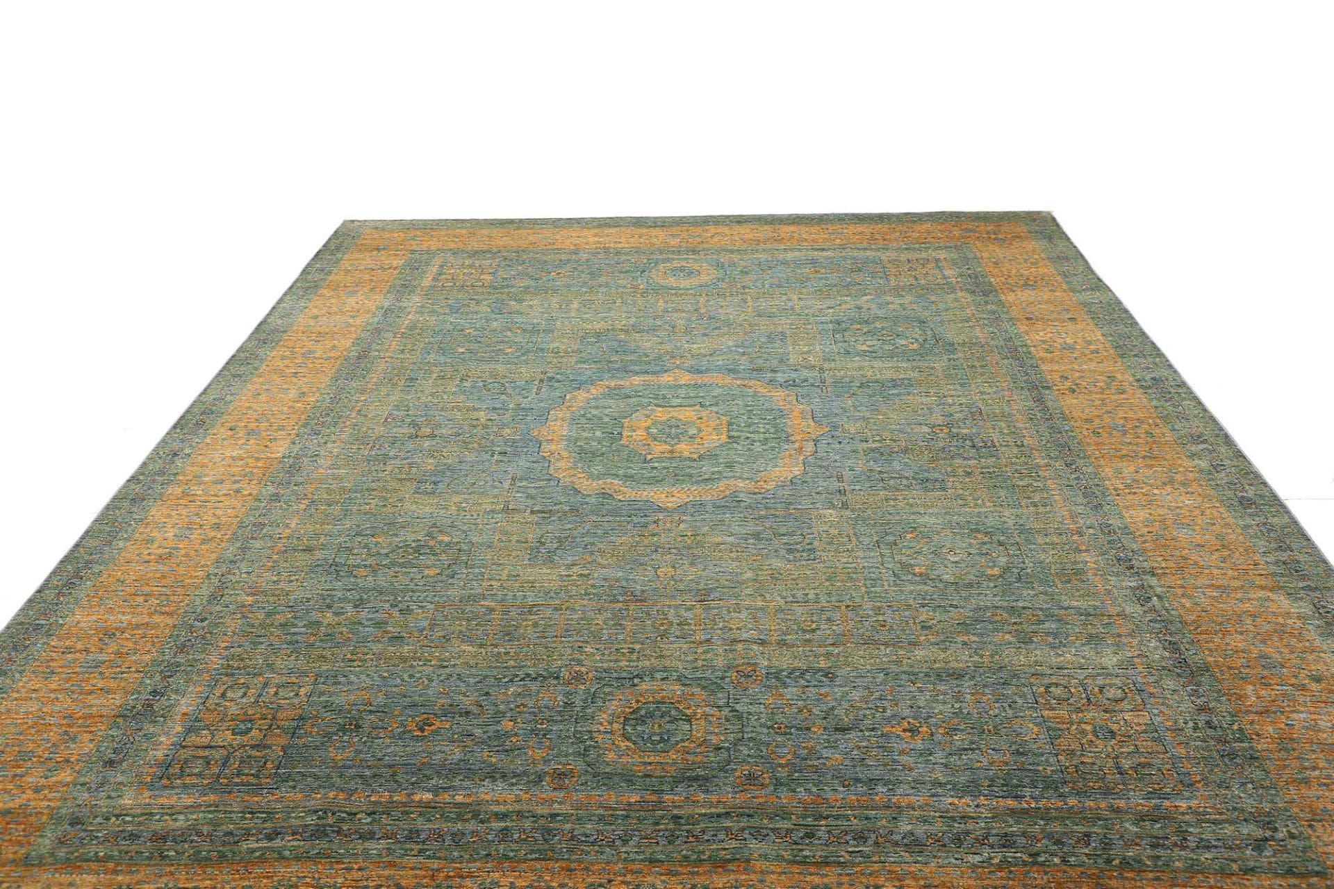 mamluk-orientteppich-276-x-352cm-handgeknupft-aus-schurwolle-3 Mamluk Pakistani Rug — hand-knotted, 276 × 352 cm, Wool