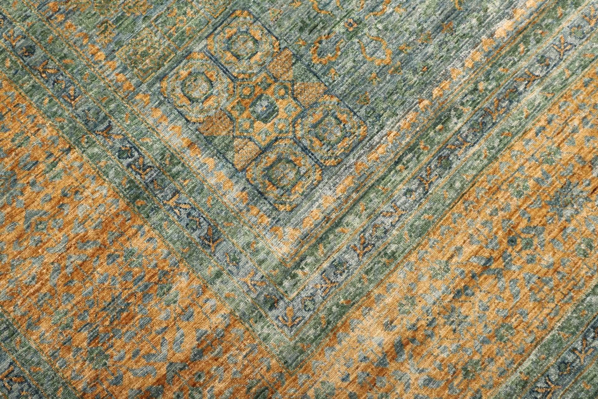 mamluk-orientteppich-276-x-352cm-handgeknupft-aus-schurwolle-5 Mamluk Pakistani Rug — hand-knotted, 276 × 352 cm, Wool