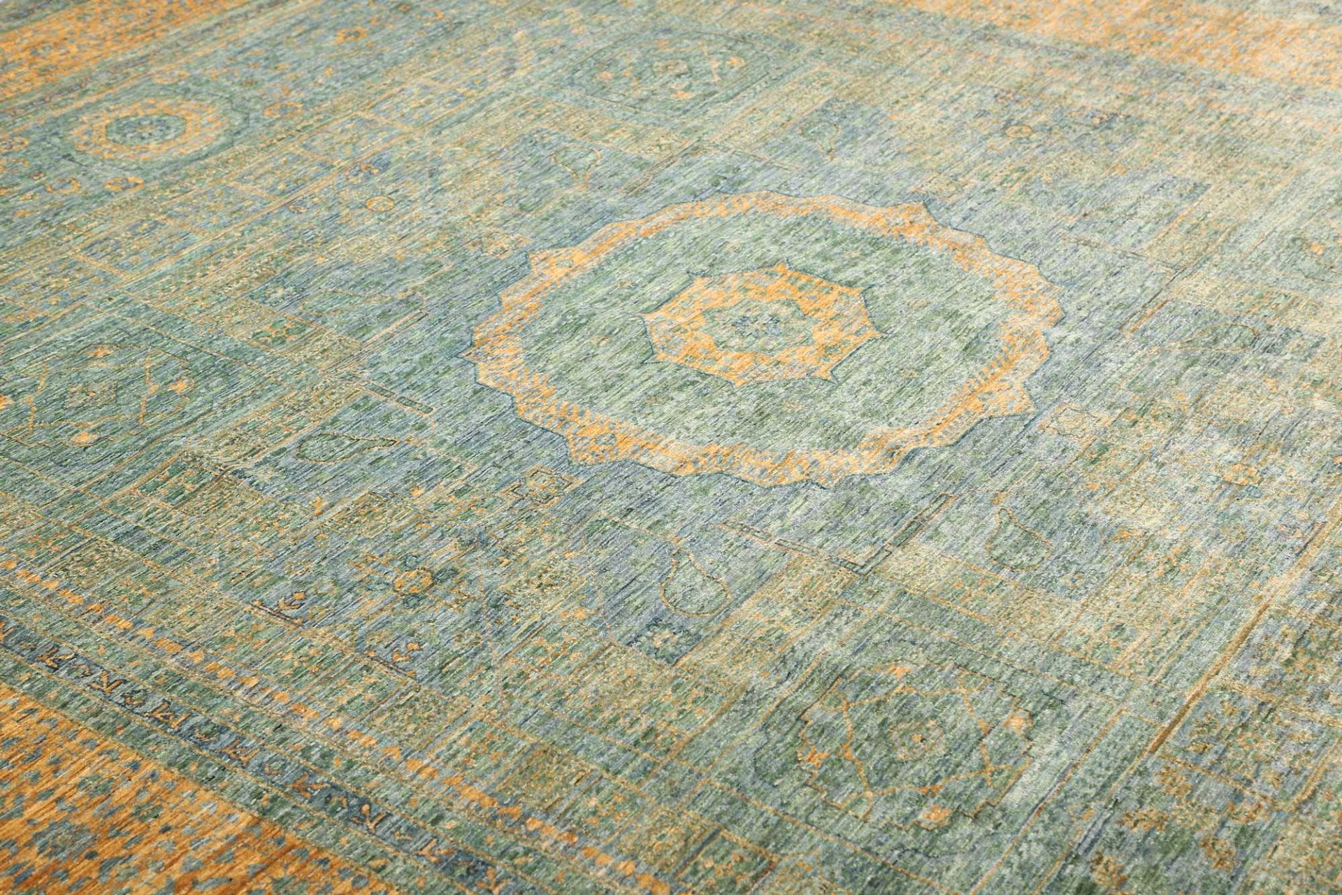 mamluk-orientteppich-276-x-352cm-handgeknupft-aus-schurwolle-6 Mamluk Pakistani Rug — hand-knotted, 276 × 352 cm, Wool