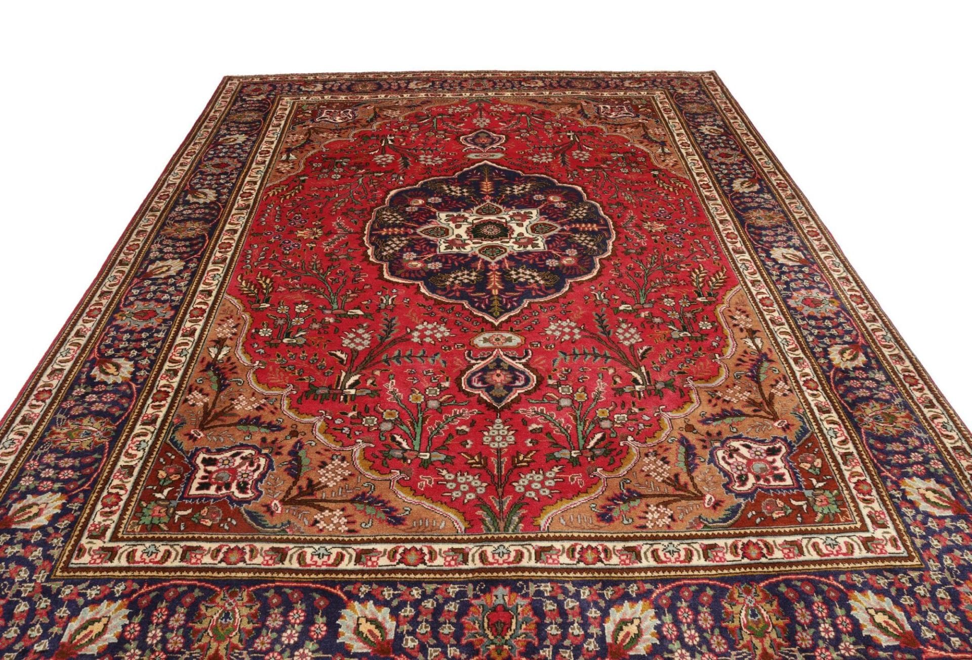 tabriz-teppich-253-x-342cm-handgeknupft-schurwolle-perserteppich-3 Hand-Knotted Wool Tabriz Persian Rug, 253 × 342 cm