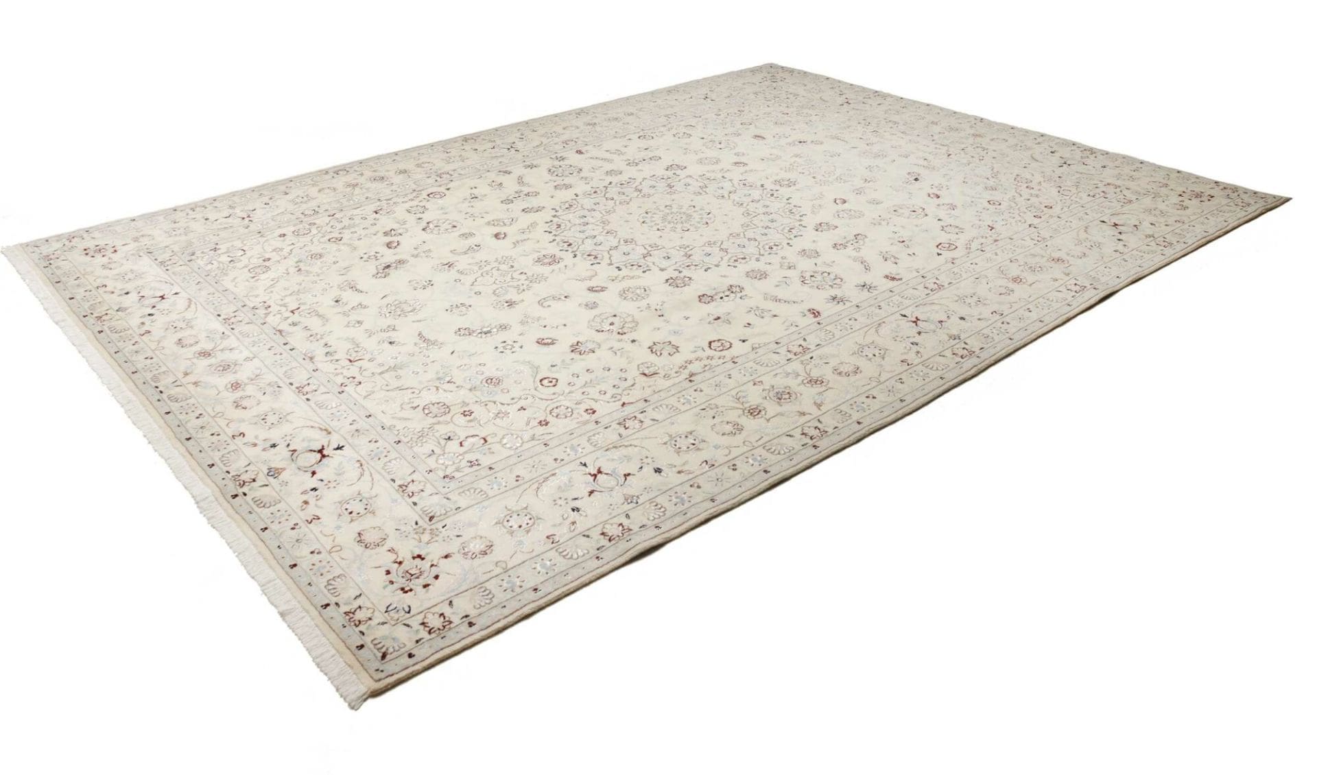 Nain Persian Rug — hand-knotted, 259 × 355 cm, Wool