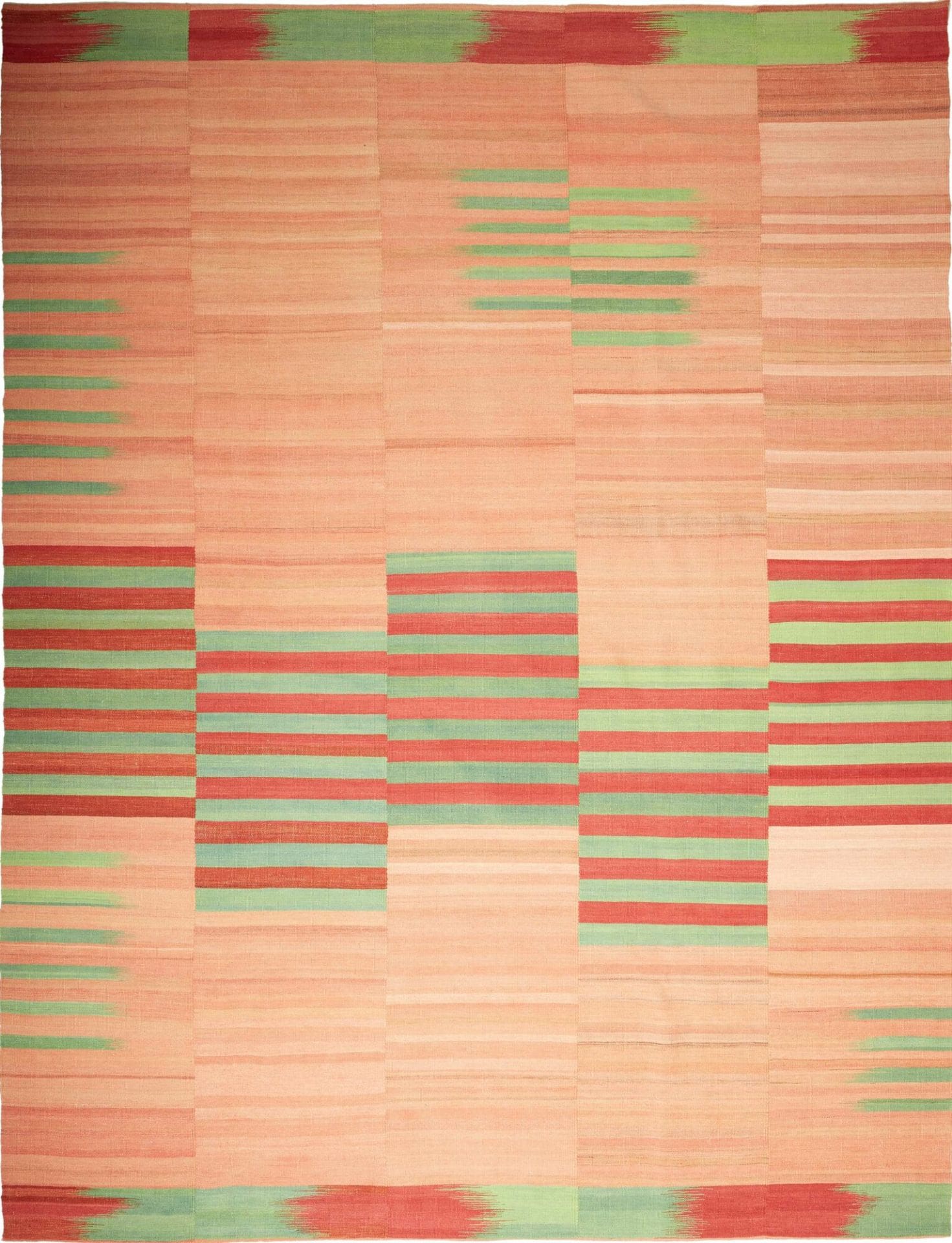 kelim-neo-271-x-352cm-handgewebt-rustikales-flair-wohnlichkeit Kilim Persian Rug 271 × 352 cm, Wool, hand-woven