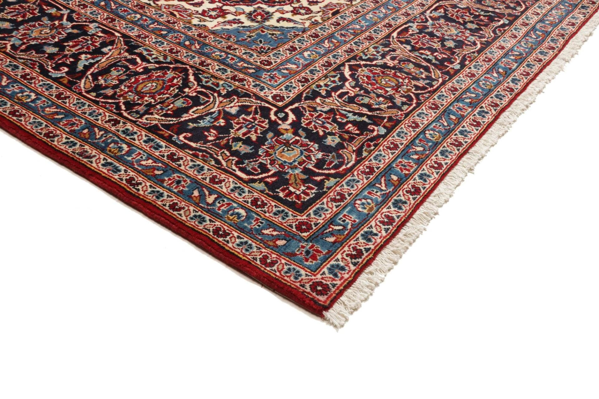Hand-Knotted Wool Kashan Persian Rug, 250 × 354 cm