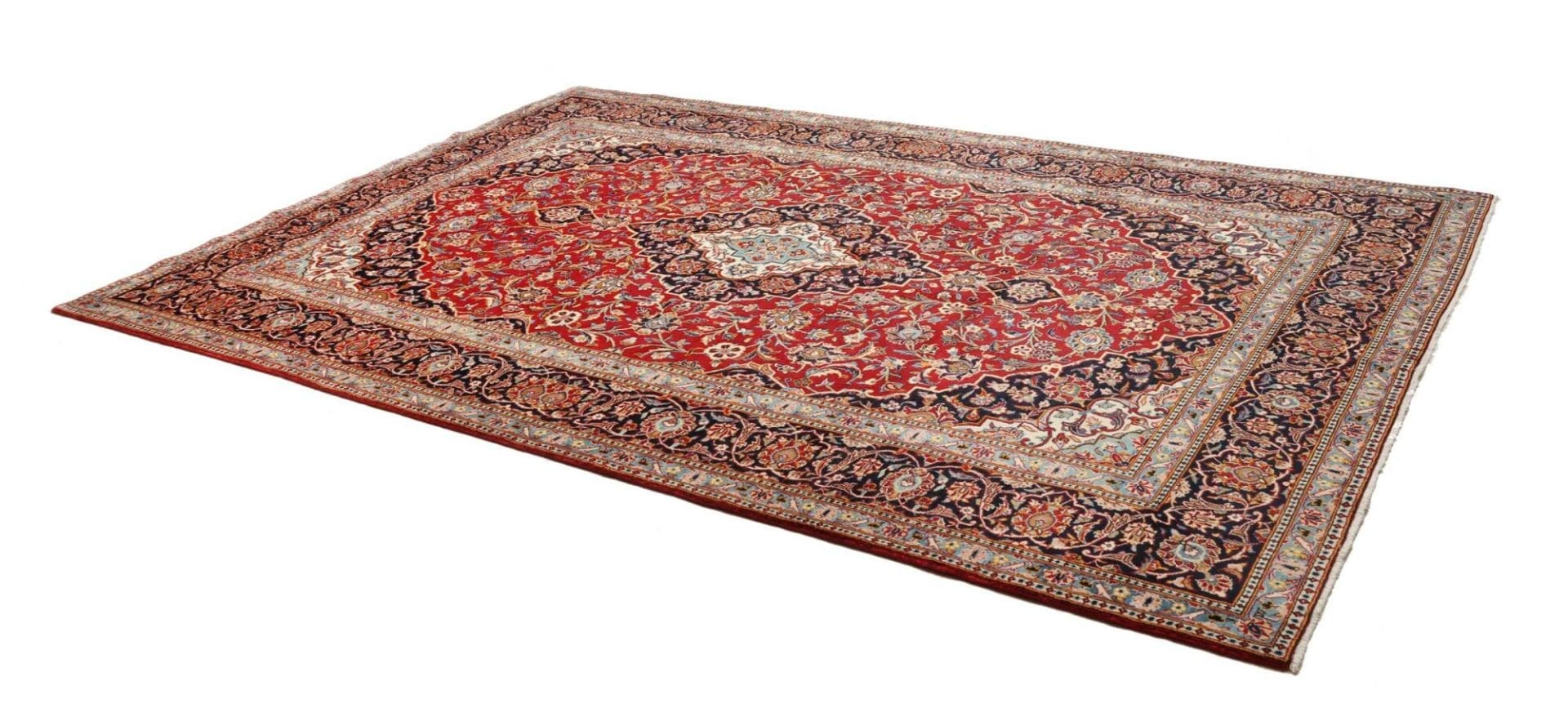 Kashan Persian Rug — hand-knotted, 230 × 334 cm, Wool